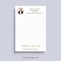 Custom Century 21 real estate agent notepad with personalized branding