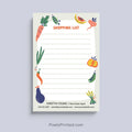 Custom Grocery List Notepad for Real Estate Professionals