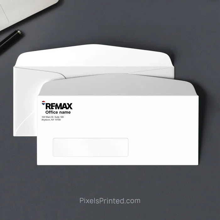 Customizable REMAX Real Estate Broker Envelopes