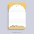 Customizable Notes Notepads for real estate and mortgage agents