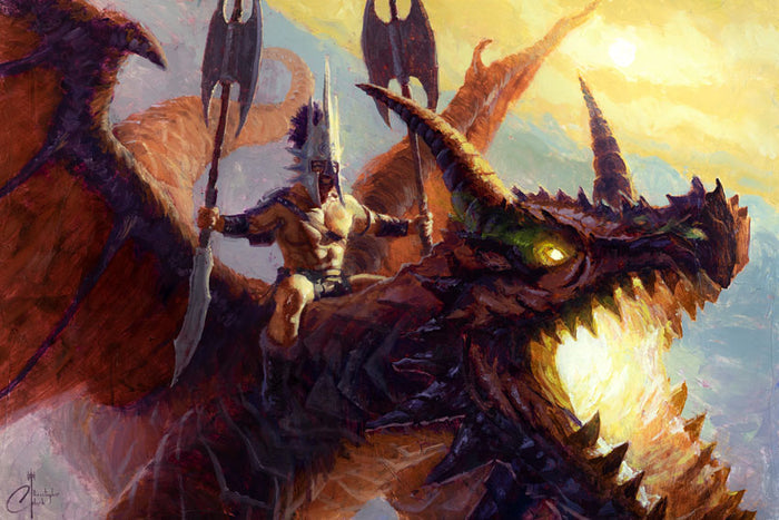 Dragon Warrior by Christopher Clark