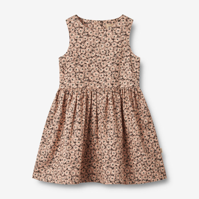 Wheat Main Dress Thelma Dress 1088 anemones in plenty