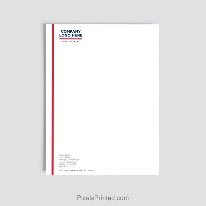 ERA Real Estate brokerage letterhead personalized with office details