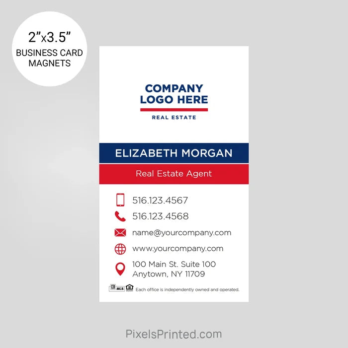 ERA real estate business card magnets PixelsPrinted