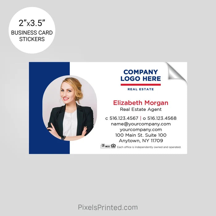 ERA real estate business card stickers PixelsPrinted