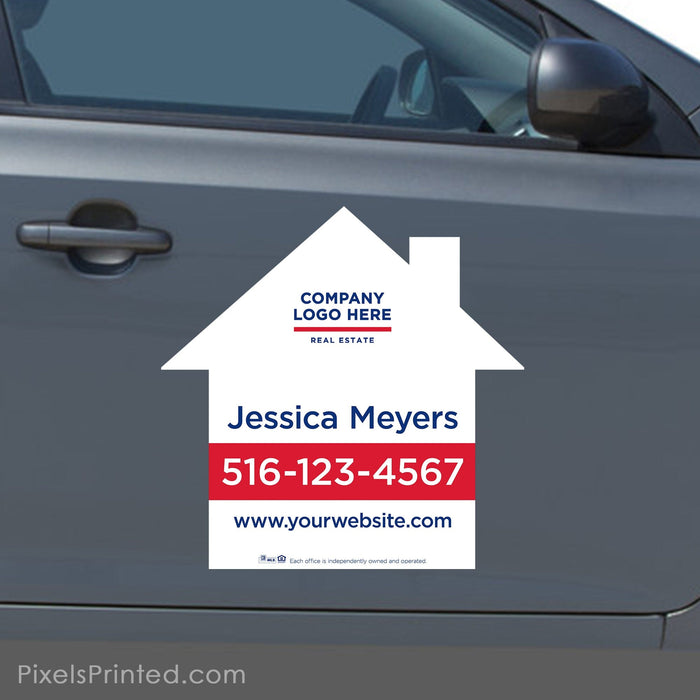 ERA real estate house shaped car magnets PixelsPrinted