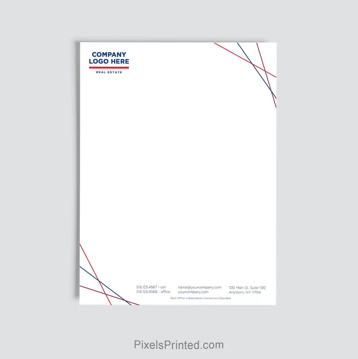 ERA Real Estate office letterhead personalized for brokerage use