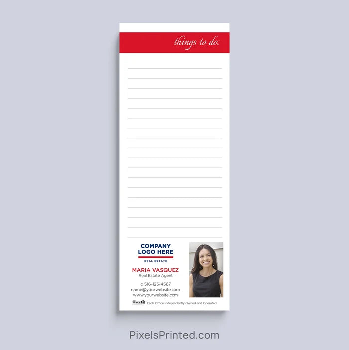 ERA Real Estate Things to Do realtor notepad with headshot