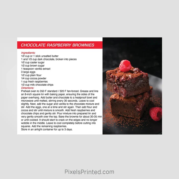 ERA real estate recipe postcards PixelsPrinted