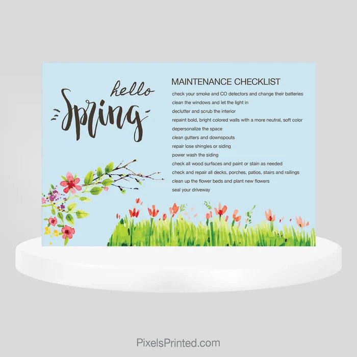 ERA real estate spring maintenance postcards PixelsPrinted