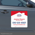 ERA real estate square car magnets PixelsPrinted