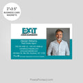 EXIT realty business card magnets PixelsPrinted