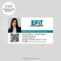 EXIT realty business card magnets PixelsPrinted