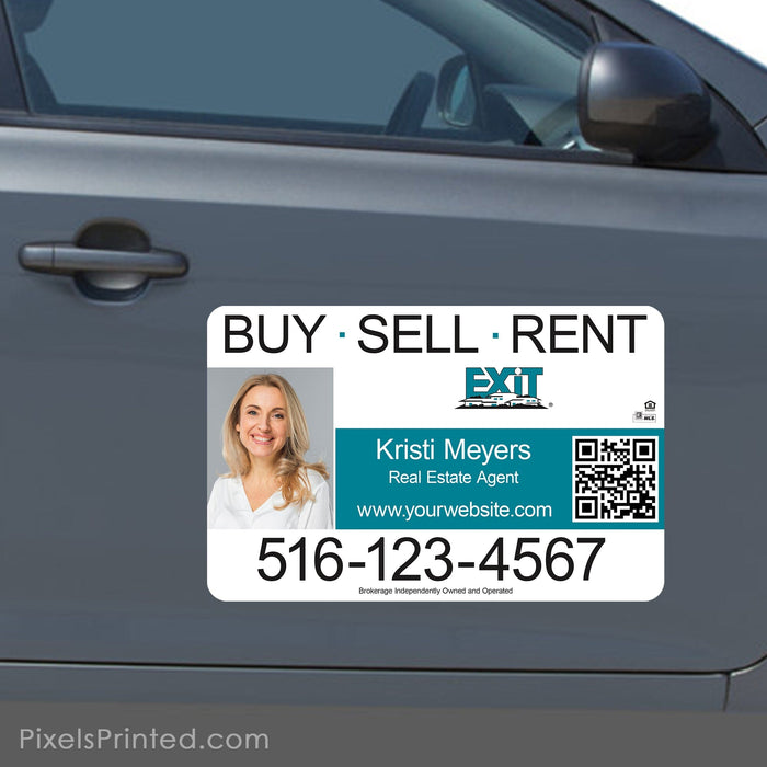 EXIT realty car magnets PixelsPrinted