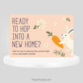 EXIT realty Easter hop into a new home postcards PixelsPrinted