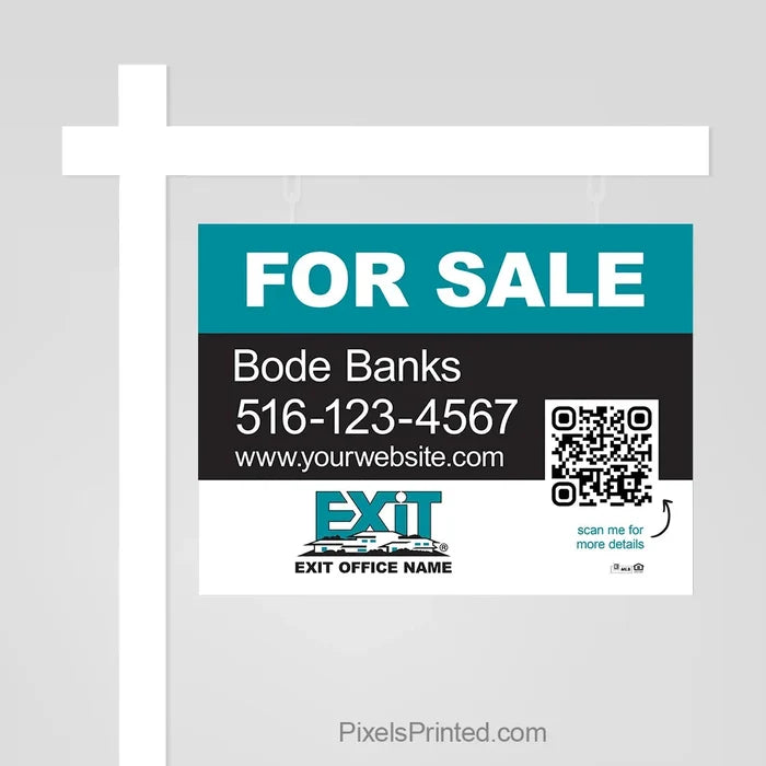 EXIT realty for sale sign panels sign panels PixelsPrinted
