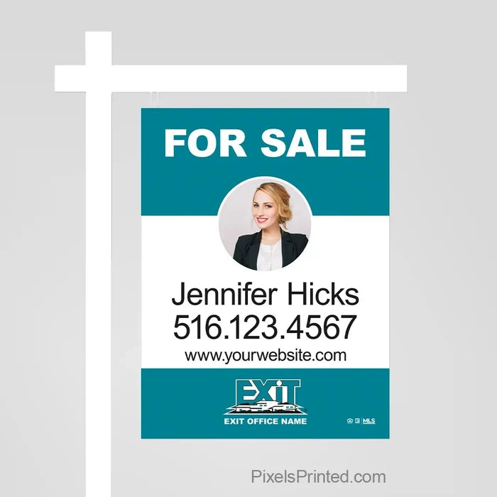 EXIT realty for sale sign panels PixelsPrinted