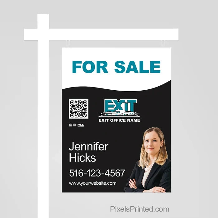 EXIT realty for sale sign panels PixelsPrinted