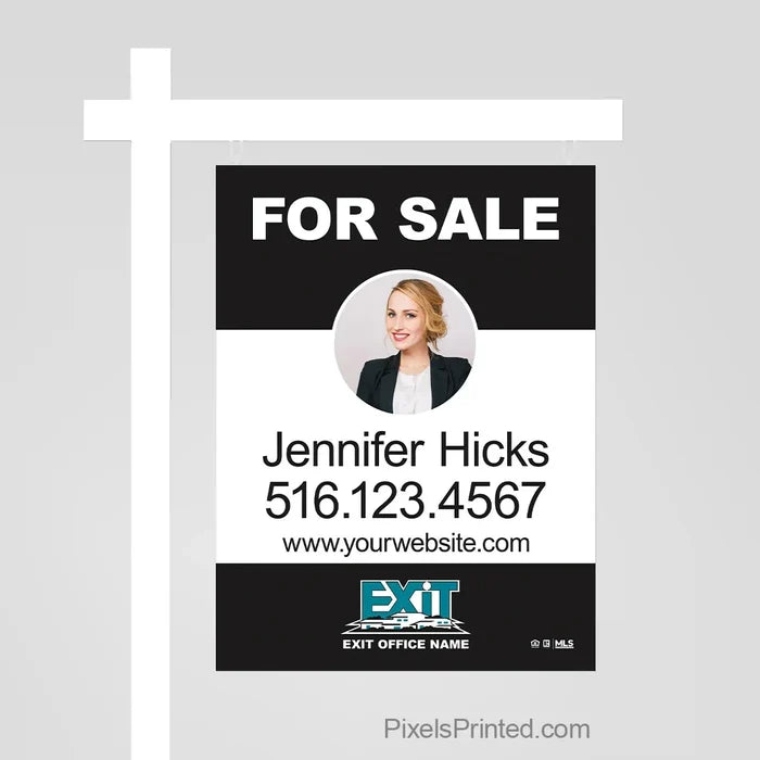 EXIT realty for sale sign panels PixelsPrinted