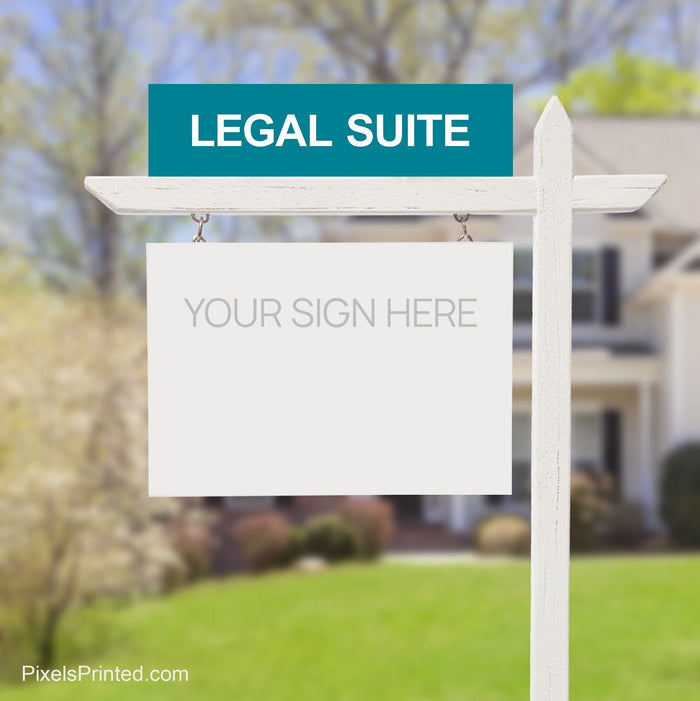 EXIT realty legal suite sign riders PixelsPrinted