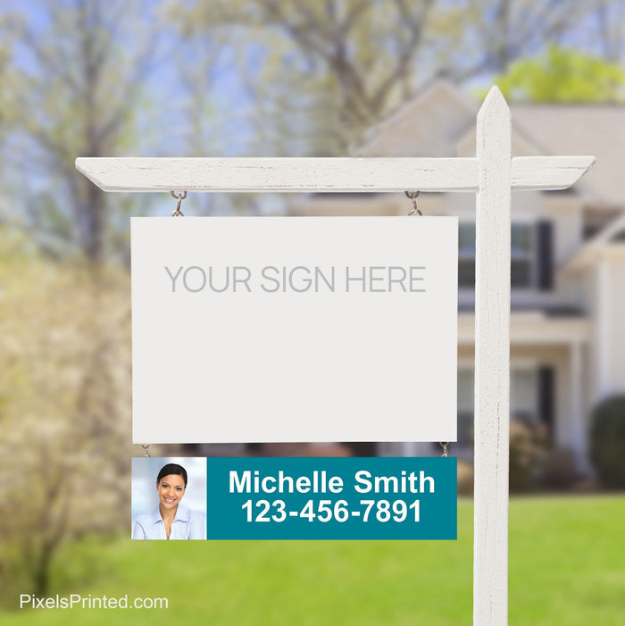 EXIT realty name and number sign riders PixelsPrinted