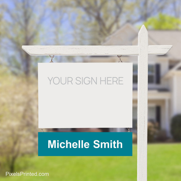 EXIT realty name sign riders PixelsPrinted