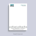 EXIT Realty realtor notepad with neighborhood houses design