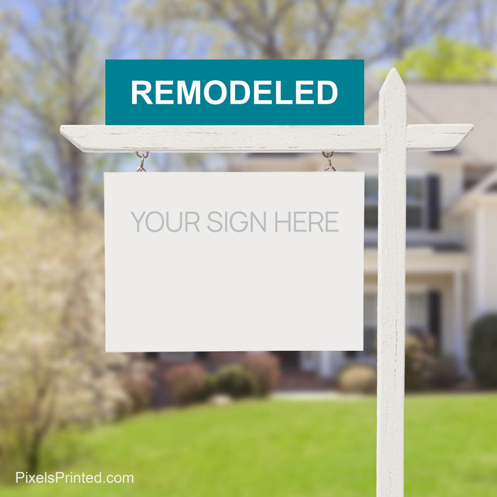 EXIT realty remodeled sign riders PixelsPrinted