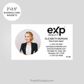 EXP realty business card magnets PixelsPrinted