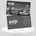 modern city exp realty real estate business cards