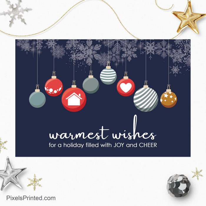 EXP realty Christmas holiday postcards PixelsPrinted