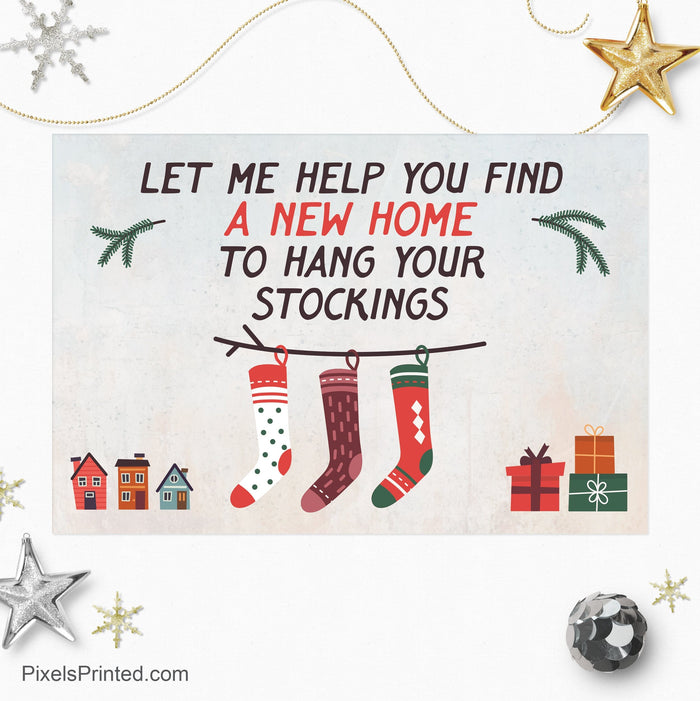 EXP realty Christmas holiday postcards PixelsPrinted