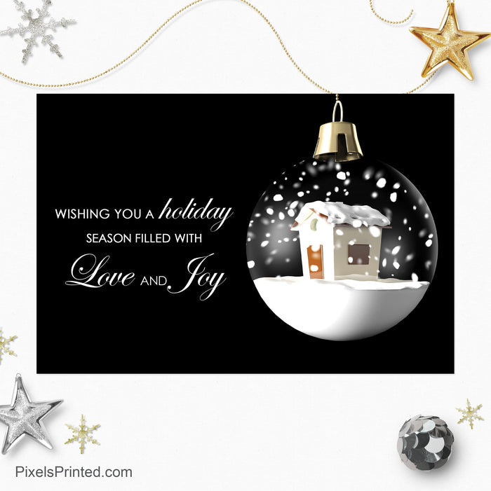 EXP realty Christmas holiday postcards PixelsPrinted