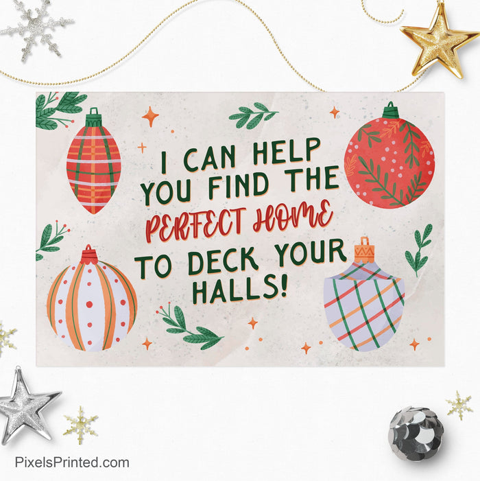 EXP realty Christmas holiday postcards PixelsPrinted