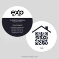 EXP realty circle business cards Business Cards PixelsPrinted