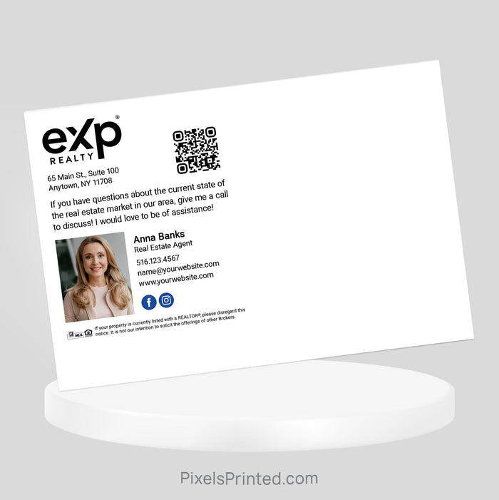 EXP realty Fall Thanksgiving postcards PixelsPrinted