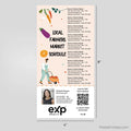 EXP realty Farmers Market calendar Postcard Magnets postcard magnets PixelsPrinted