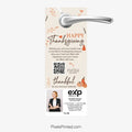 EXP realty Happy Thanksgiving door hangers PixelsPrinted