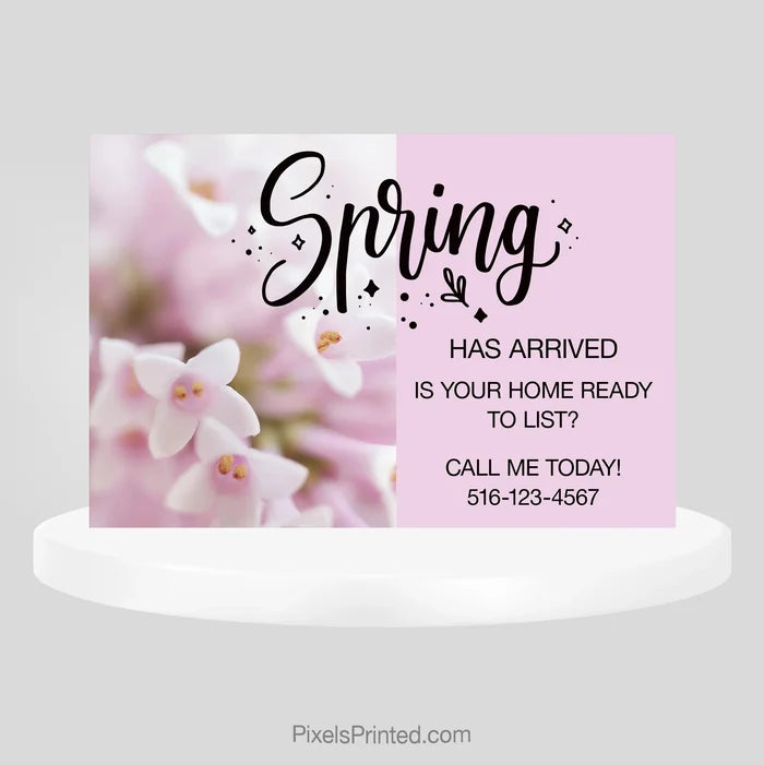 EXP realty hello spring postcards PixelsPrinted