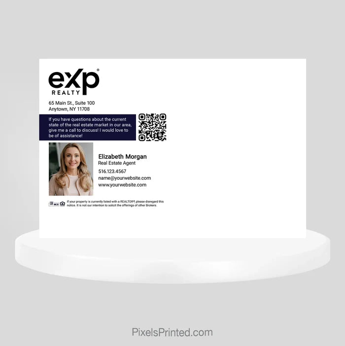 your referrals make my business bloom real estate  postcards