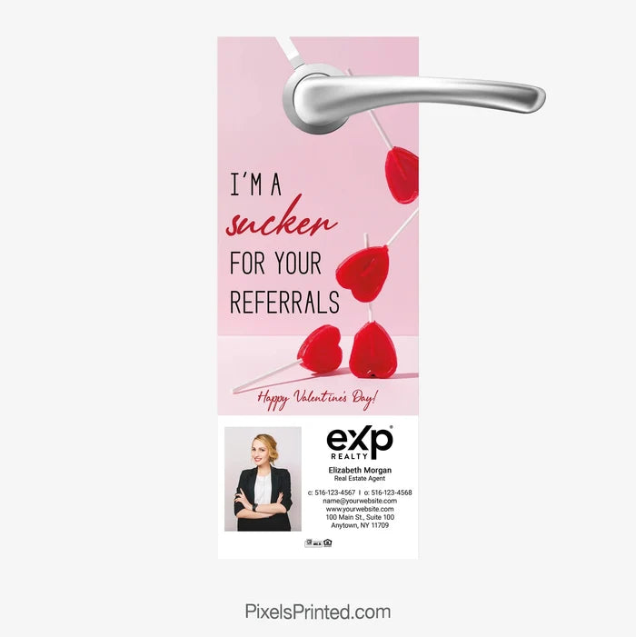 EXP Realty Valentine’s Day door hanger love where you live PixelsPrinted