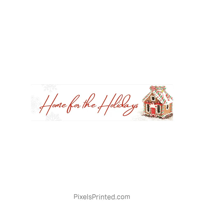 funny Christmas real estate sign riders PixelsPrinted