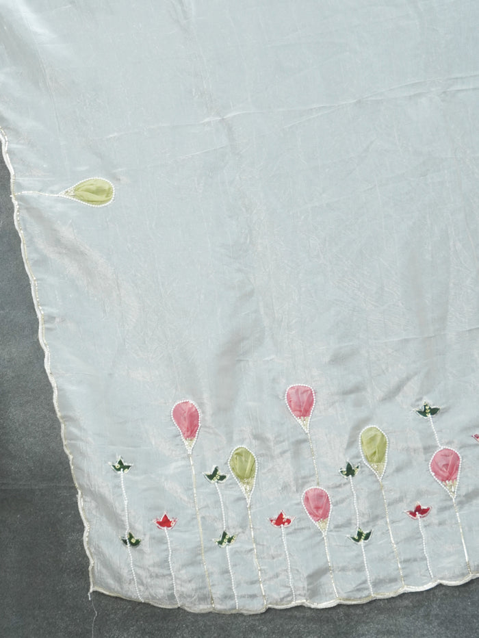 Glass Organza Saree | TTDS3461