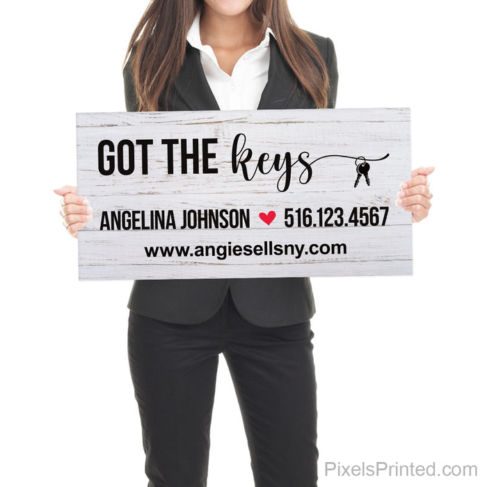 got the keys sold by sign for realtors