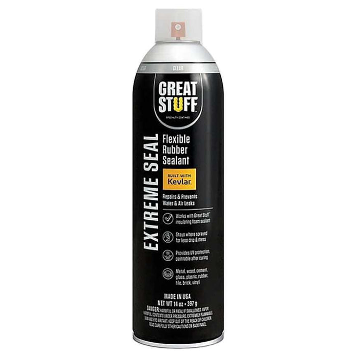 Great Stuff Extreme Seal Rubber Sealant Clear 14 oz.