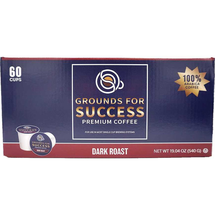 Grounds for Success Premium Coffee K-Cups Dark Roast 60 ct.