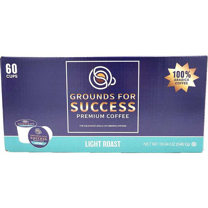 Grounds for Success Premium Coffee K-Cups Light Roast 60 ct.