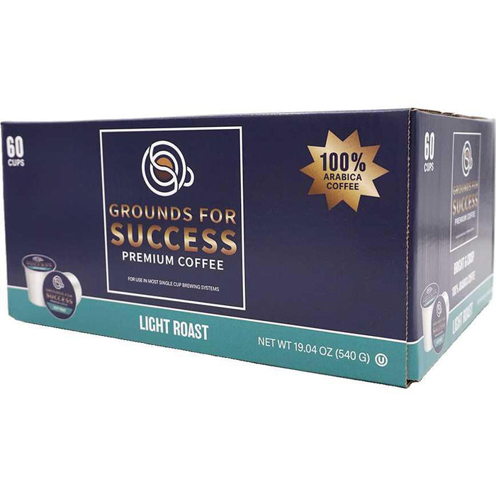 Grounds for Success Premium Coffee K-Cups Light Roast 60 ct.