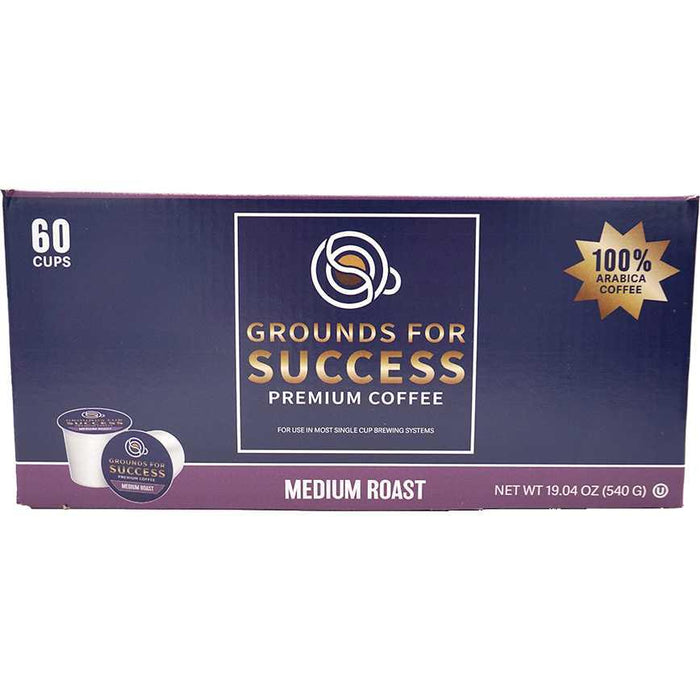 Grounds for Success Premium Coffee K-Cups Medium Roast 60 ct.