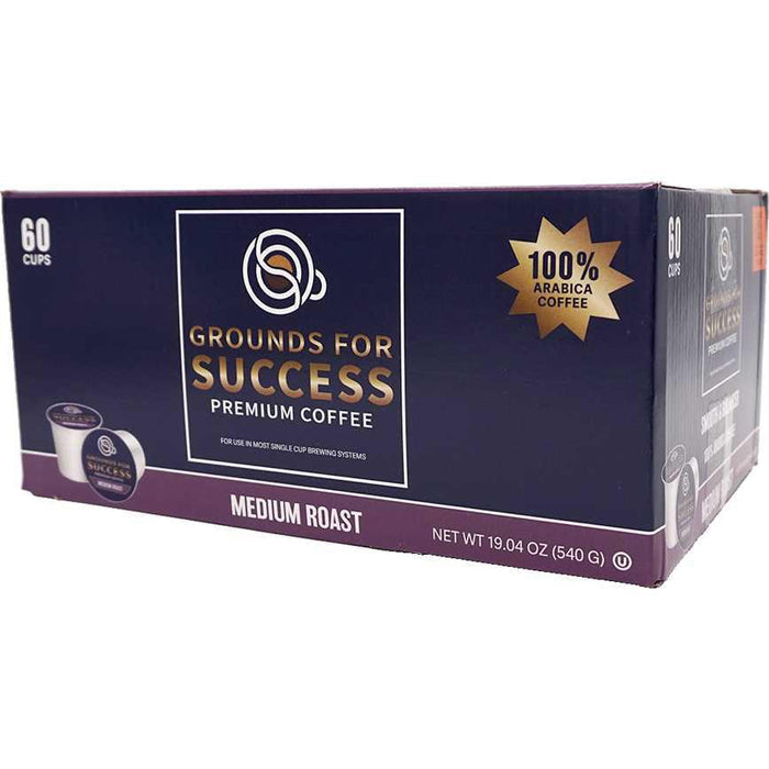 Grounds for Success Premium Coffee K-Cups Medium Roast 60 ct.